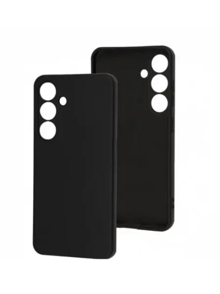 Чехол на Samsung Galaxy s24 plus, s24+ чёрный матовый LitePro