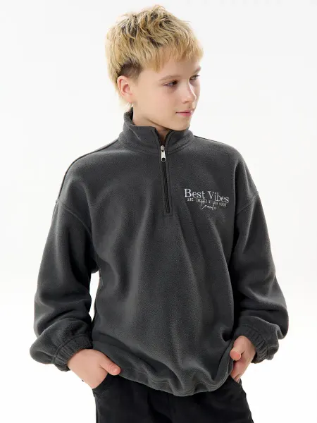 SOLOVEY KIDS Толстовка для школы прогулки повседневная