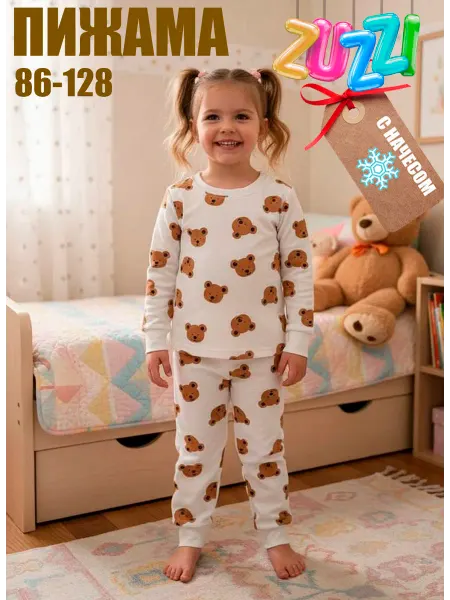 Zuzzi Kids Теплая детская пижама