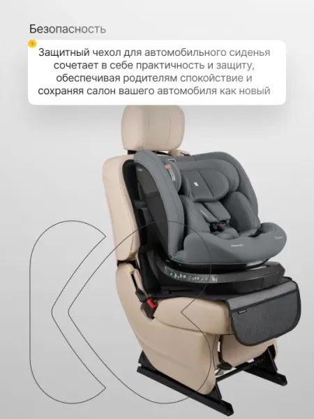 Защита для автомобильного кресла KikkaBoo