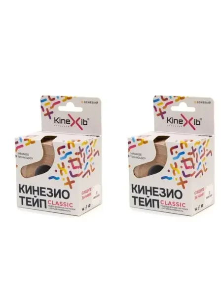 KineXib Кинезио Тейп Бинт Н стер Адгезивный Восстанавливающ - 1 шт