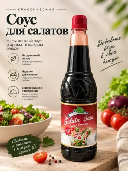 Соус для салатов Salata Sosu, классический 1л
