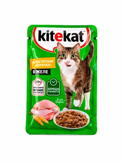 Kitekat для кошек курица в желе
