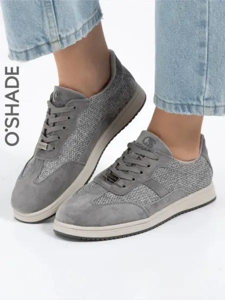 Кеды женские серые дышащие O`SHADE