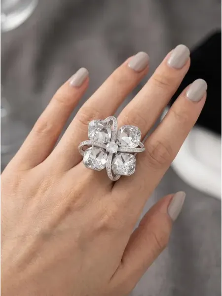 Кольцо с кристаллами ARTVI Jewelry
