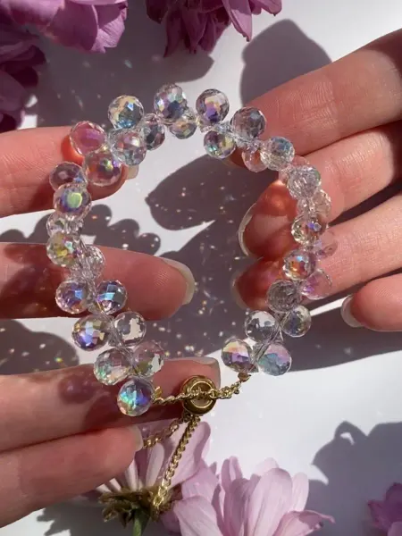 Kiwi Shop Браслет Swarovski Капли Хамелеон