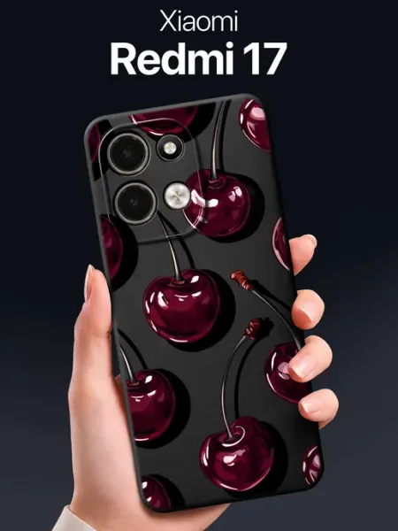 Чехол на Redmi 17 с вишнями SCDesign