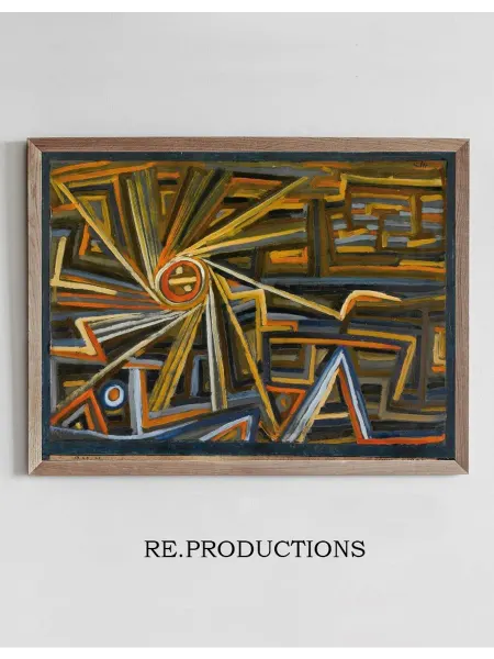Re.productions Постер Strahlung Und Rotation - Paul Klee