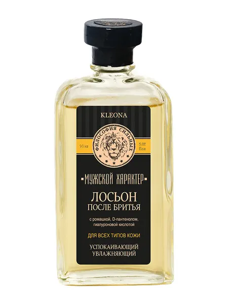 Лосьон после бритья Kleona "Мужской характер", увлажняющий, успокаивающий, 90 мл