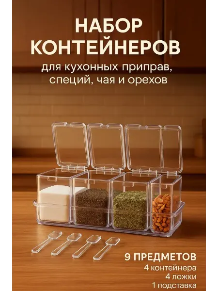 Скрипка Контейнер для специй и сыпучих продуктов