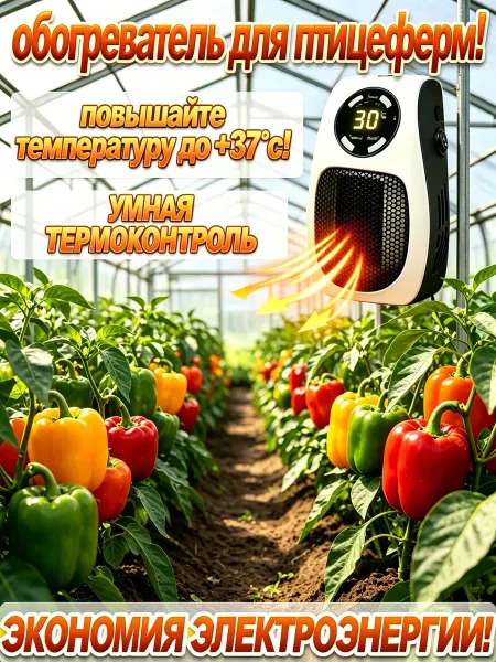 Обогреватель Цифровой контроль, мгновенный нагрев