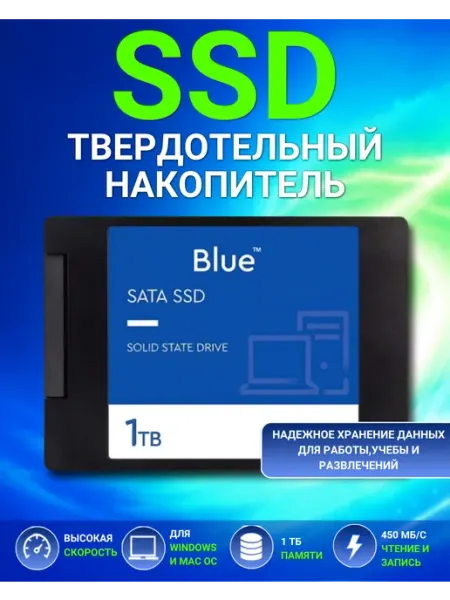 SSD накопитель 1TB для ПК и ноутбука PE Electronics