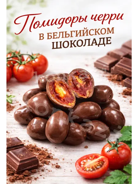 Konkazi Помидоры черри в бельгийском молочном шоколаде