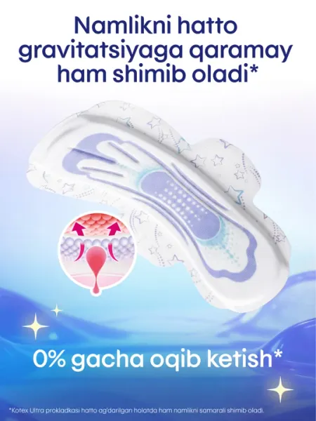 Гигиенические прокладки Kotex Ultra, Ночные, 7 шт