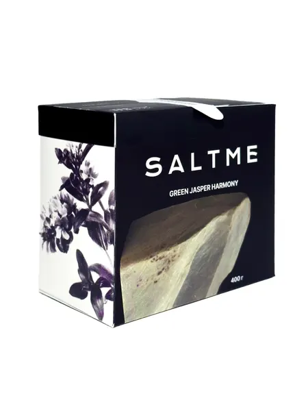 SALTME Соль для ванны GREEN JASPER HARMONY - балансирующая нота, Соль для ванны магниевая с коллагеном, 400 г.