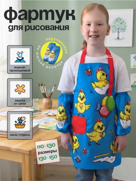 YAN'KOVICH Фартук детский для творчества