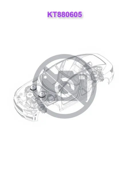 KRAFT KT880605, Стяжки нейлоновые, хомуты