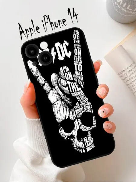 Чехол на iphone 14 рисунок AC DC Анимемания