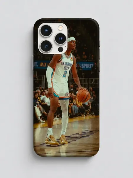Силиконовый чехол на iPhone 15 Pro Баскетболист
