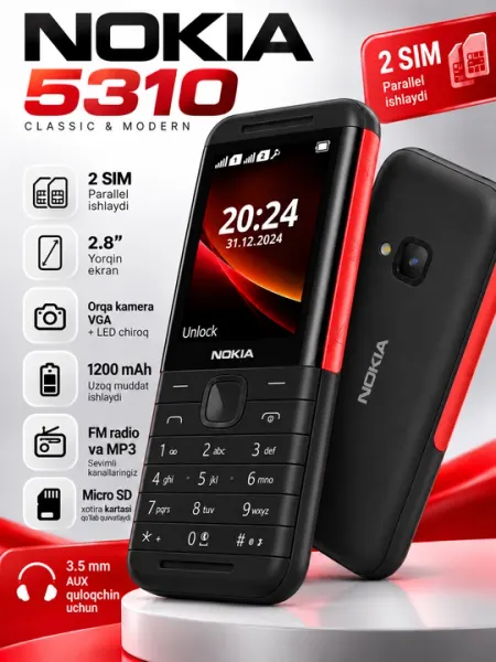 Nokia 235 Легендарный проверенный Бренд теперь снова в продаже, успейте купить, 2 SIM - Кнопочные телефоны