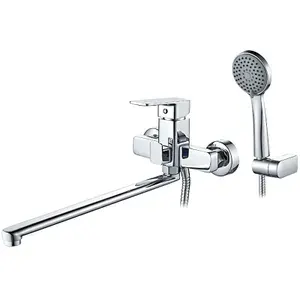 Смеситель для ванны с длинным изливом и душем Ledeme L2280