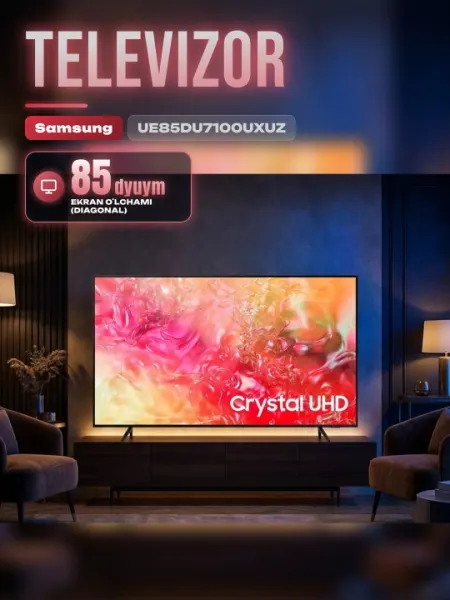 Samsung телевизор UE85DU7100UXUZ, для дома - Телевизоры