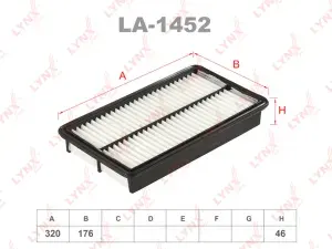 La-1452 Фильтр Воздушный Lynxauto (LYNX LA-1452)