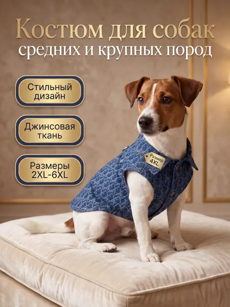 Костюм для собак средних и крупных пород