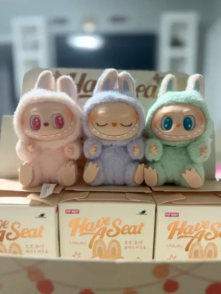 Lion Toys Лабубу игрушка брелок мягкий labubu цвет сюрприз 1 шт