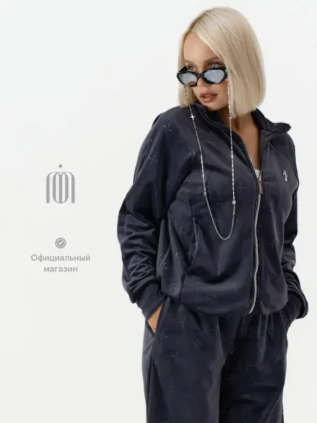 Marmelad Lady Велюровый костюм на молнии