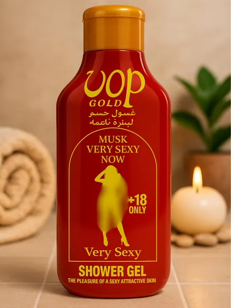 Гель для душа WOP "Gold Musk Lady Seexy", для женщин, увлажняющий, с 500 мл