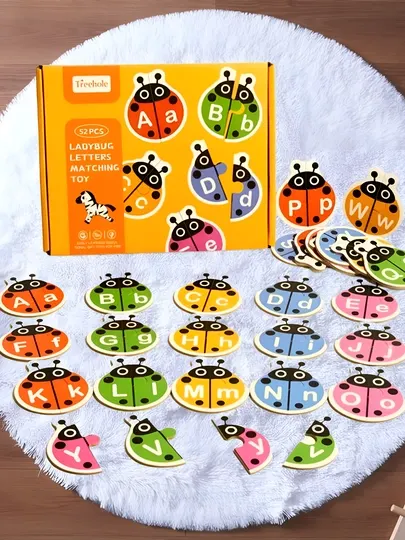 Развивающая игра «Ladybug Letters» деревянная игрушка
