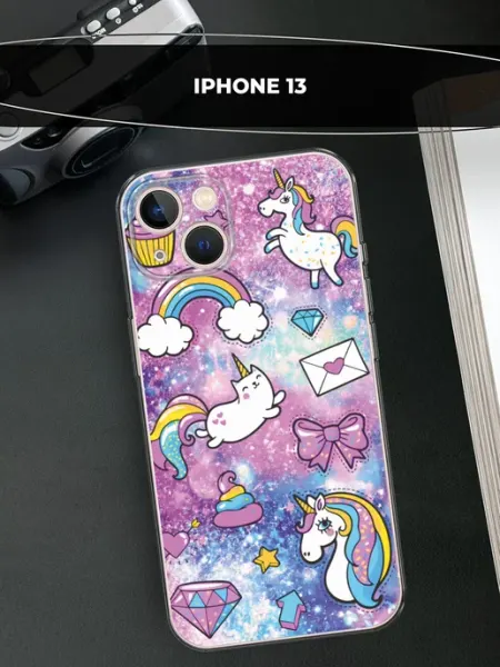 Чехол на iPhone 13 единорог avocase