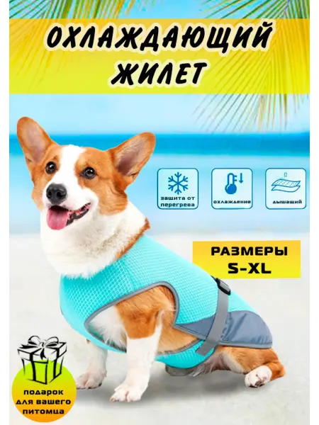 Lapa. Охлаждающий жилет попона для собак
