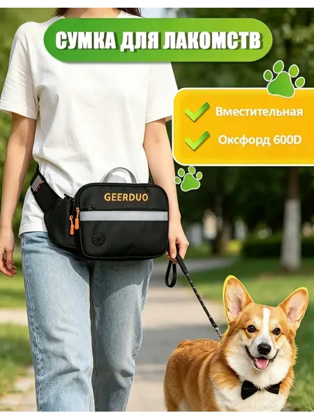 Сумка для переноски лакомств для кошек и собак