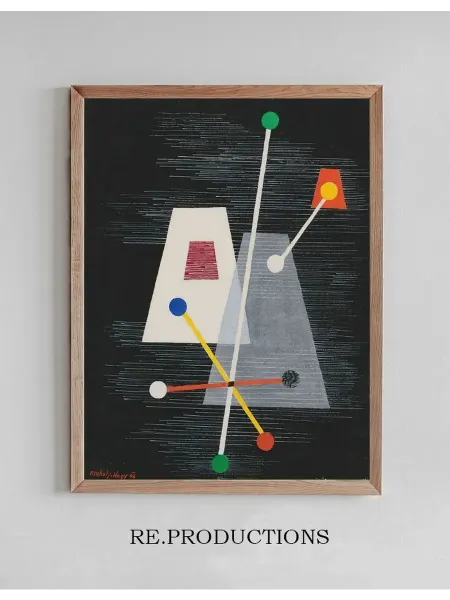 Re.productions Постер Truncated Pyramids - László Moholy-Nagy