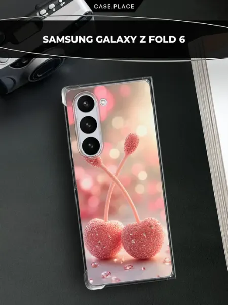 Чехол на Z Fold 6 с вишней Samsung