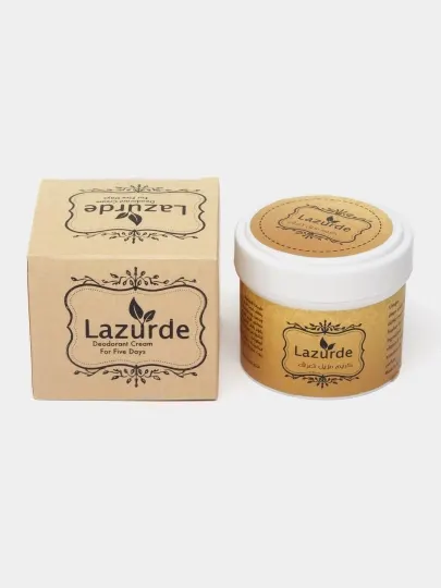 Дезодорант Lazurde для женщин, антиперспирантный крем Lazurde, 50 гр