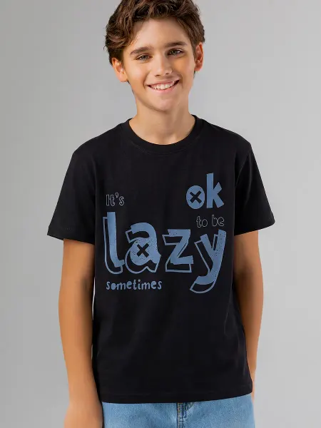 Mokida Футболка с принтом It's OK to be lazy sometimes