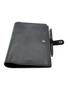 Обложка для ежедневника (книги, блокнота) А5 из натуральной кожи SHIVA LEATHER. Красная