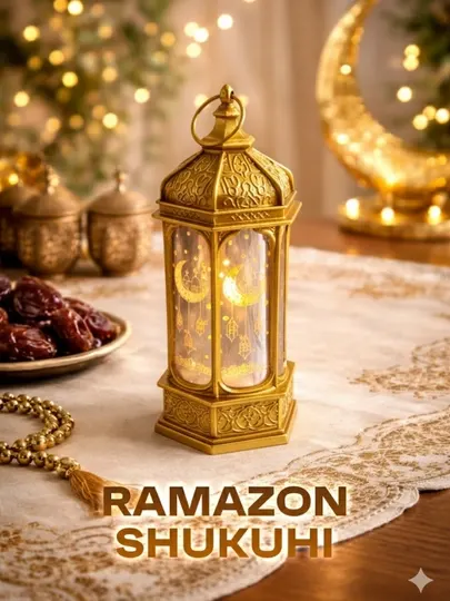 Светильник Ramazon LED Исламский фонарь, декор для дома и подарок
