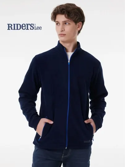 Свитер куртка из флиса мужская, утепленный свитшот, Riders by Lee, Турция