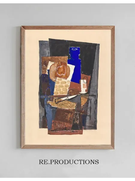 Re.productions Постер Still Life withKnife - Louis Marcoussis