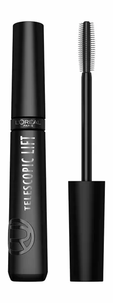 Тушь для ресниц `LOREAL` Telescopic Lift, экстрачерная (удлинение, подкручивание и объем)
