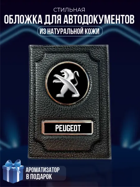 LioNN Обложка на паспорт и для автодокументов Peugeot