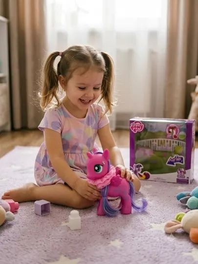 Музыкальная интерактивная игрушка пони My Little Pony, волшебная лошадка для девочек