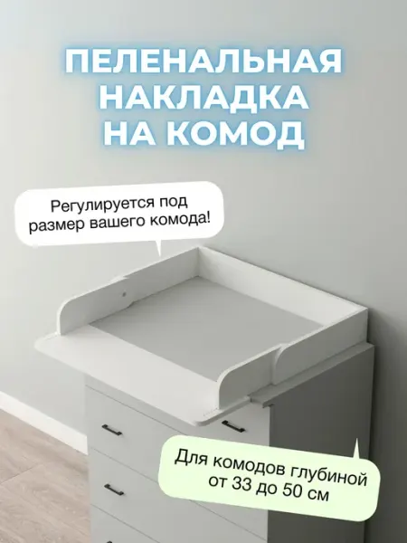 PIEWOOD Пеленальный столик Littlytop, Накладка для комода