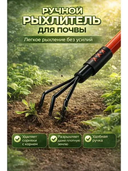 LI Liza Рыхлитель садовый ручной