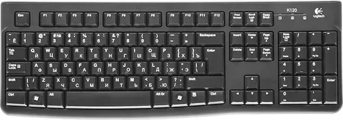Logitech Комплект клавиатура, мышь проводная , черный