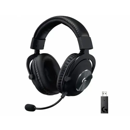 Logitech G PRO X Wireless USB Радиоканал Игровые беспроводные наушники, с микрофоном, черные